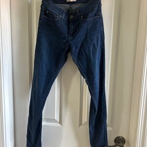 Women's Skinny Jeans in Dark Blue